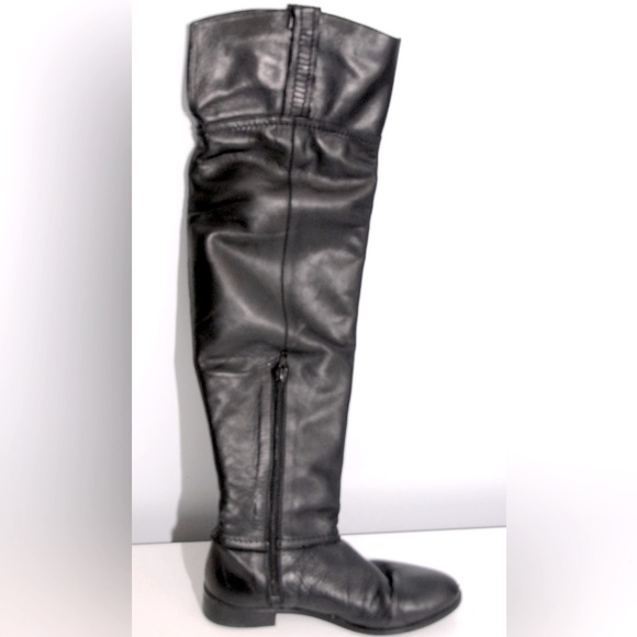 ZARA- ladies Leather over the knee rider boots - Picture 5 of 5